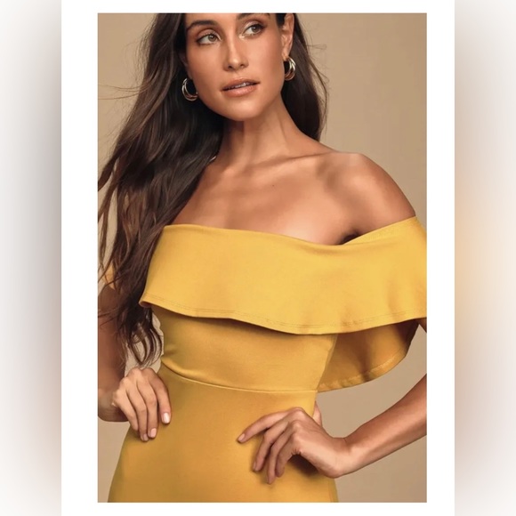 OFF SHOULDER DRESS - Picture 5 of 10